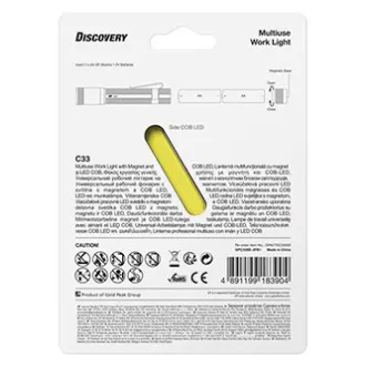 LED-Taschenlampe, 2xAA, Metall, schwarz, 150lm, C33