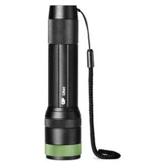 LED-Taschenlampe, Li-Ion 3,7V/2500mAh, Metall, schwarz, 650lm, CR41