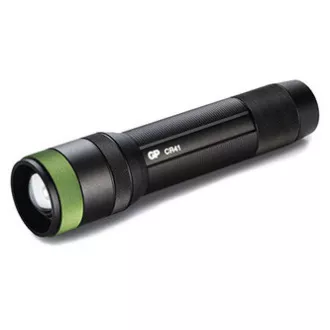 LED-Taschenlampe, Li-Ion 3,7V/2500mAh, Metall, schwarz, 650lm, CR41