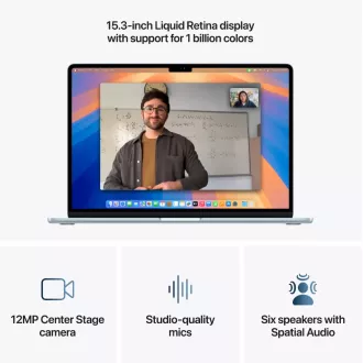 Apple MacBook Air 15.3" 2880x1864/10C M4/10C GPU/16GB/256GB_SSD/US/dunkle Tinte (2025) - US-Version Tastatur Apple MacBook Air 15.3" 2880x1864/10C M4/10C GPU/16GB/256GB_SSD/US/dunkle Tinte (2025) - US-Version Tastatur
