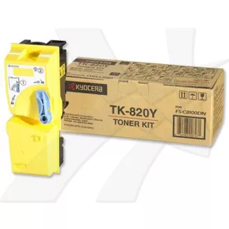 Kyocera TK-820 (TK820Y) - toner, yellow (gelb) Kyocera TK-820 (TK820Y) - toner, yellow (gelb)