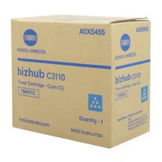 Konica Minolta TNP-51 (A0X5455) - toner, cyan Konica Minolta TNP-51 (A0X5455) - toner, cyan