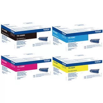 Brother TN-426 (TN426BK, TN426C, TN426M, TN426Y) - toner, black + color (schwarz + farbe) Brother TN-426 (TN426BK, TN426C, TN426M, TN426Y) - toner, black + color (schwarz + farbe)