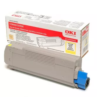 Oki 5550 (43324421) - toner, yellow (gelb) Oki 5550 (43324421) - toner, yellow (gelb)