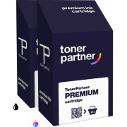 MultiPack Tintenpatrone TonerPartner PREMIUM für HP 302 (X4D37AE), black + color (schwarz + farbe)