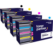 MultiPack Toner TonerPartner PREMIUM für HP CE740-3A (CE740A, CE741A, CE742A, CE743A), black + color (schwarz + farbe)