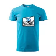 T-Shirt EERINESS, Herren, türkis, Größe 1,5 mm, B. L