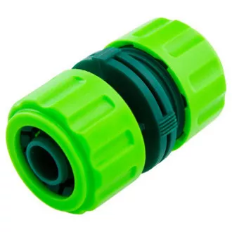 Verto Schlauchverbinder zum festen Anschluss von Schläuchen Material Kunststoff, 3/4", grün, 15G743