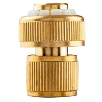 NEO TOOLS Schnellkupplung mit STOP-Funktion, 3/4" Messing, gold, 15-733 NEO TOOLS Schnellkupplung mit STOP-Funktion, 3/4" Messing, gold, 15-733