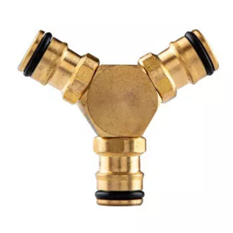 NEO TOOLS Y-Typ Splitter Material Messing, Gold, 15-748 NEO TOOLS Y-Typ Splitter Material Messing, Gold, 15-748