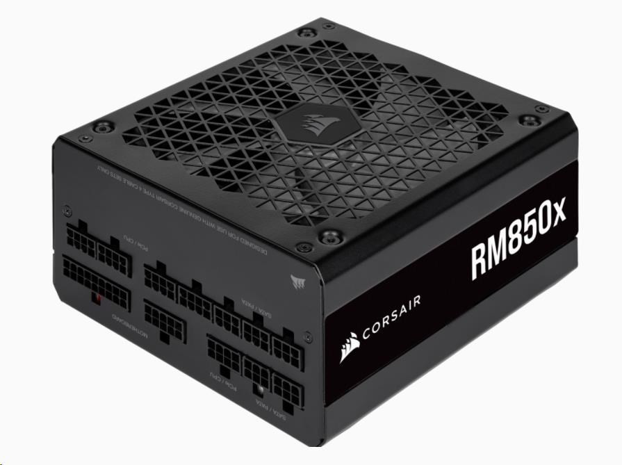 Corsair RM850x White Series Netzteil – 850 Watt, 80 PLUS Gold, Voll Modular, Weiß, Zero RPM Modus