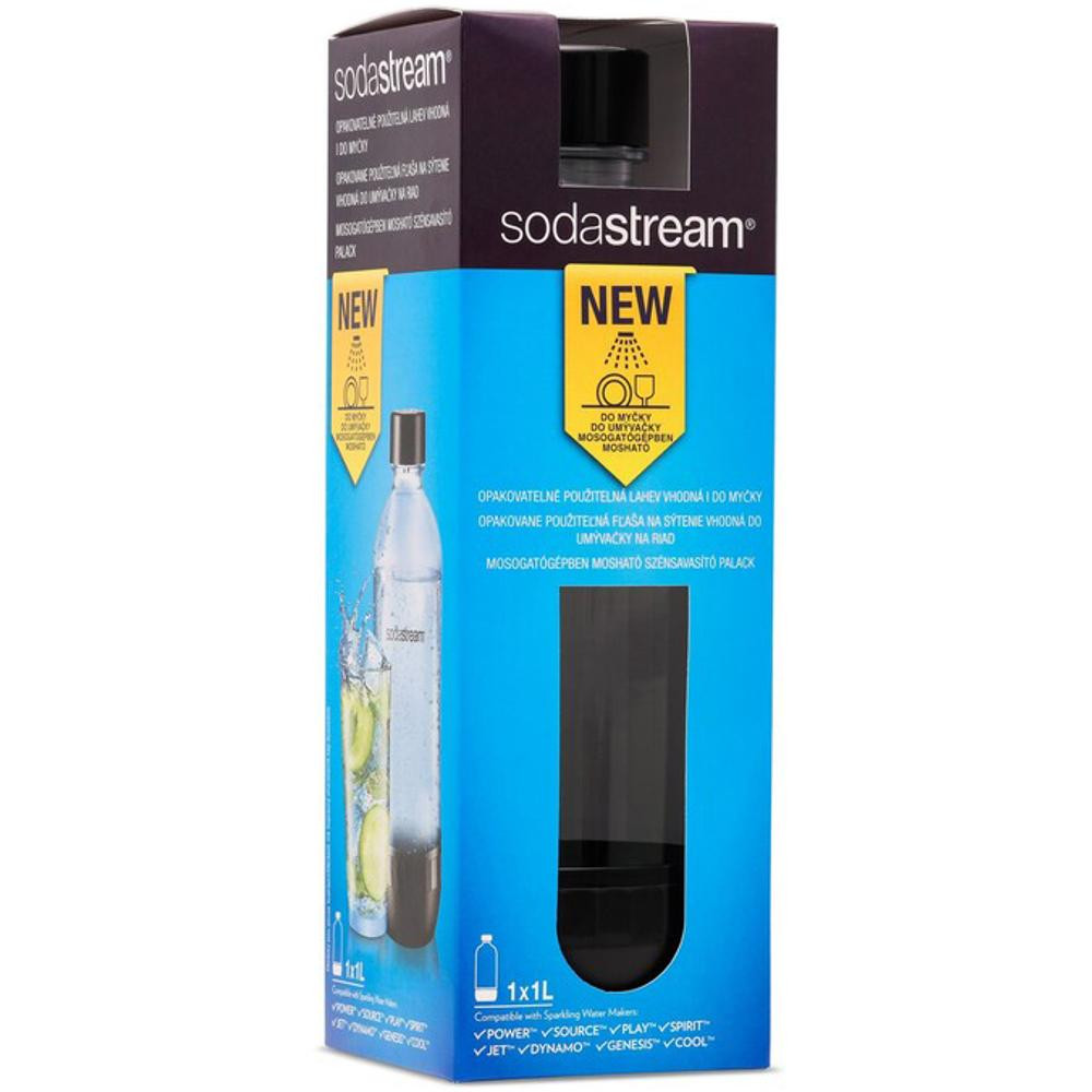 Flasche 1l Schwarz