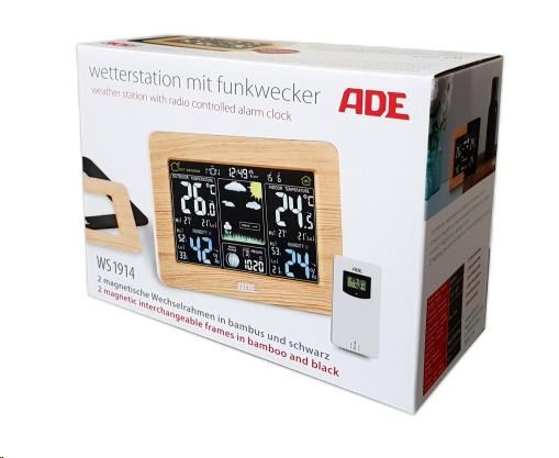 ADE WS 1914 Bambus - Wetterstation | Toner.shop
