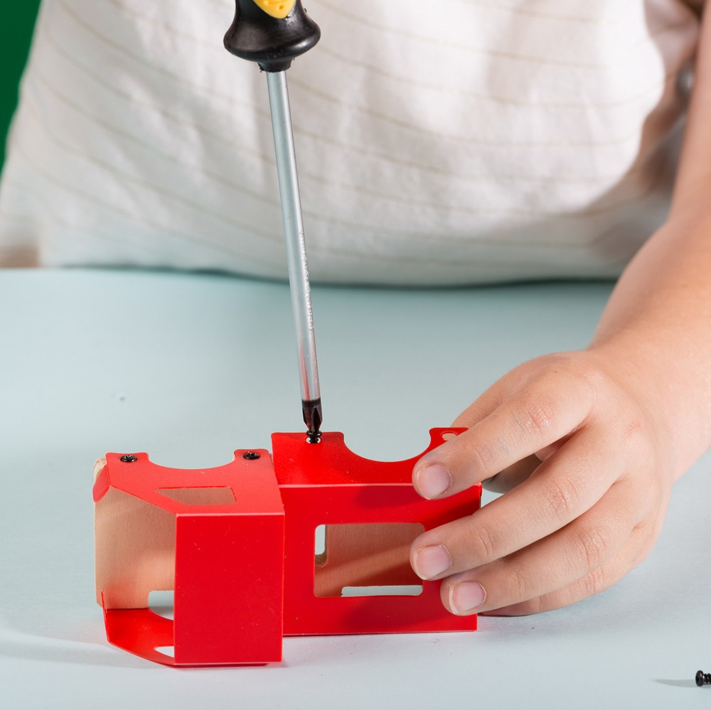 Kit Auto Sportiva E Set Attrezzi In Legno Stanley Jr. – Multicolore – Giocattolo Per Bambini - Foto 3